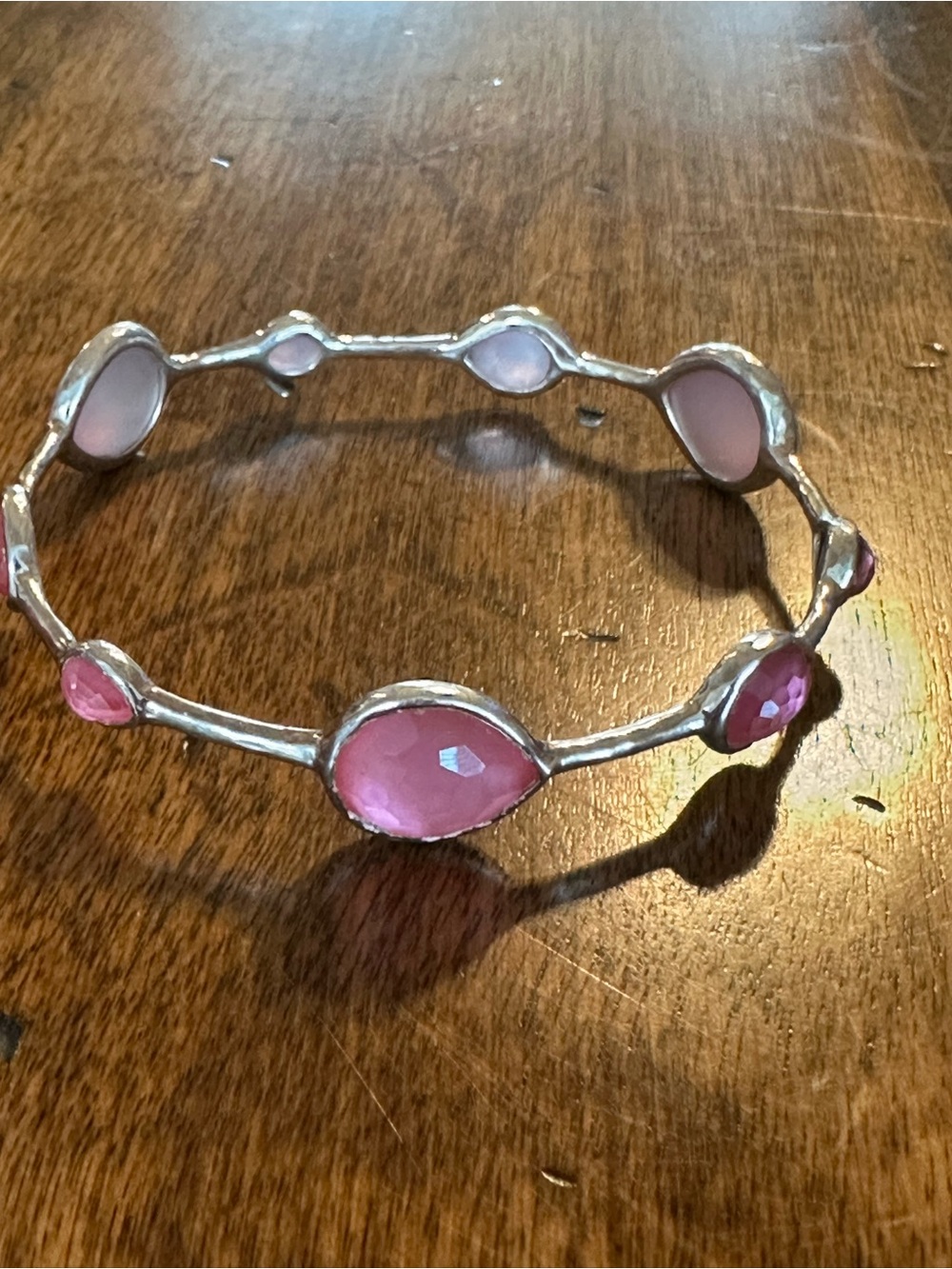 Ippolita Rock Candy Sterling Silver Bracelet 9 Stones